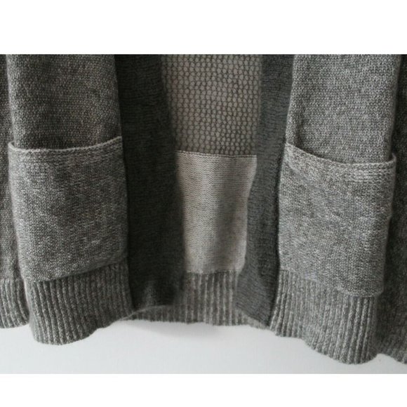 All Saints Air Cardigan Mohair Open Knit Grey Sweater Size US 0 - Picture 6 of 7
